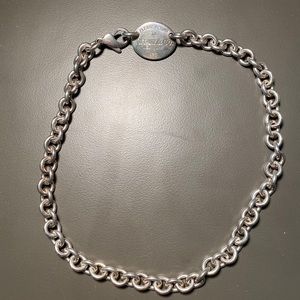 Tiffany & Co. linked charm bracelet